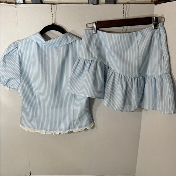 Peppermayo Blue Striped Two-Piece Set - Picture 2 of 2